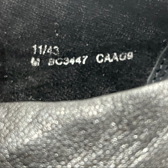 BOC Born Concept Black Leather Slip-On Booties, Loafer Style W/Chunky Heel. 11M - Picture 11 of 15